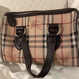 BURBERRY Haymarket Check Small Chester Bag